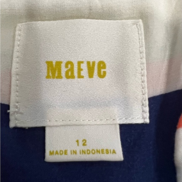 Anthropologie Maeve button down sleeveless top size 12 - Picture 6 of 8